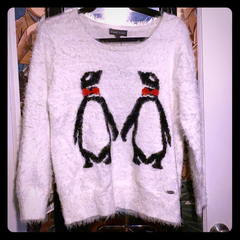 Black Rivet penguin sweater